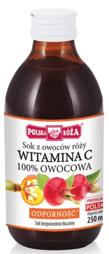 Sok z Róży NFC Naturalna Witamina C 250 ml Polska Róża