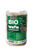 Wafle Orkiszowe Pełnoziarniste z Solą Morską BIO 100 g Naturavena