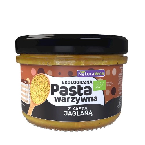 Pasta Warzywna z Kaszą Jaglaną BIO 185 g Naturavena