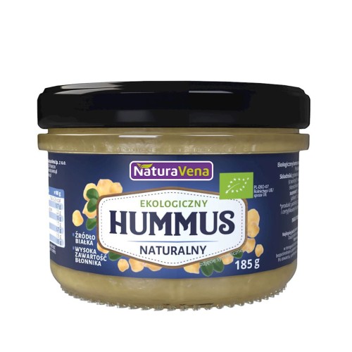 Hummus Naturalny BIO 185 g Naturavena