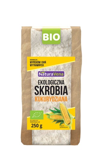 Skrobia Kukurydziana BIO 250 g Naturavena