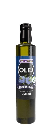 Olej z Czarnuszki Tłoczony na Zimno 250 ml Naturavena