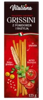 Paluszki Grissini z Pomidorami i Bazylią 125 g Vitaliana
