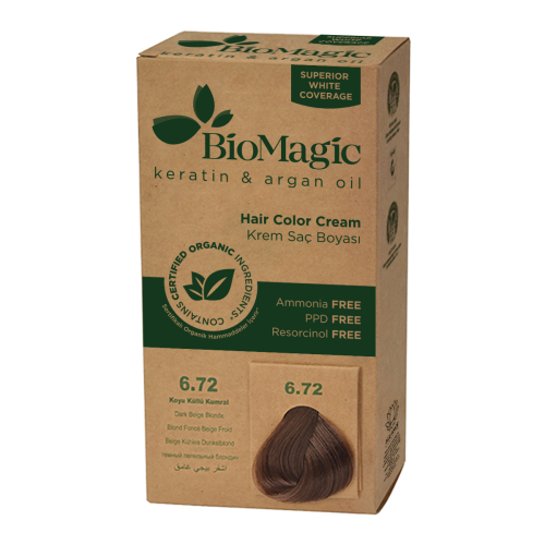 Farba do Włosów Ciemny Beżowy Blond 250 g Biomagic