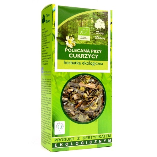 Herbatka Polecana Przy Cukrzycy  BIO 50 g Dary Natury