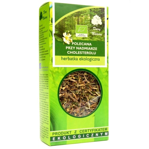 Herbatka Polecana Przy Nadmiarze Cholesterolu BIO 50 g Dary Natury