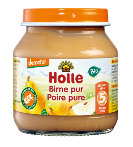 Puree z Gruszki Bez Dodatku Cukrów BIO 125 g Holle