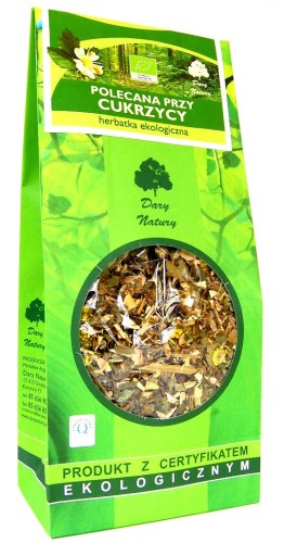 Herbatka Polecana przy Cukrzycy BIO 150 g Dary Natury