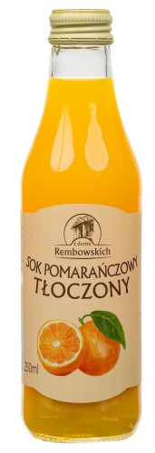 Sok Pomarańczowy NFC 250 ml Rembowscy
