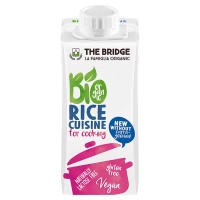 Krem Ryżowy do Gotowania bez Dodatku Cukrów Bezglutenowy BIO 200 ml The Bridge