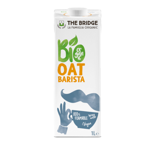 Napój Owsiany Barista bez Dodatku Cukrów BIO 1 litr The Bridge