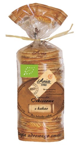 Ciastka Orkiszowe z Kakao bez Dodatku Cukrów BIO 120 g BIO Ania