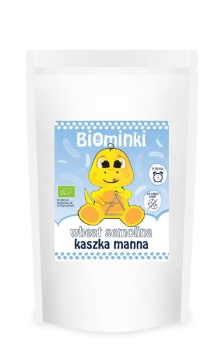 Kaszka Manna Pełnoziarnista BIO 200 g Biominki