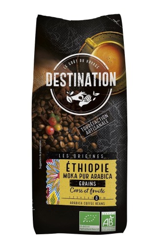 Kawa Ziarnista Arabica 100% Etiopia Fair For Life BIO 500 g Destination