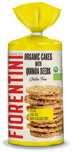 Wafle Kukurydziane z Quinoa Bezglutenowe BIO 120 g Fiorentini