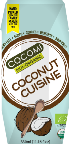 Coconut Milk, Napój Kokosowy 17% tłuszczu BIO 330 ml Cocomi