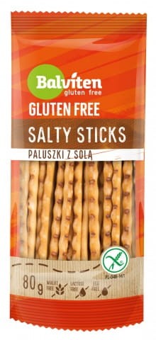 Paluszki z Solą Bezglutenowe 80g Balviten