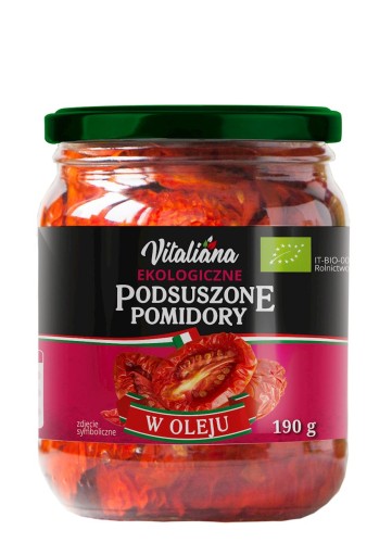 Pomidory Podsuszone w Oleju BIO 190g Vitaliana