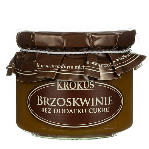 Brzoskwinie Bez Dodatku Cukru 310 g Krokus