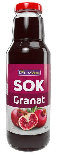 Sok z Granatu 100% 750 ml Naturavena