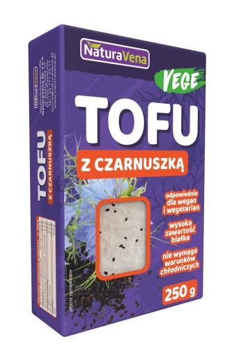 Tofu Kostka z Czarnuszką 250 g Naturavena