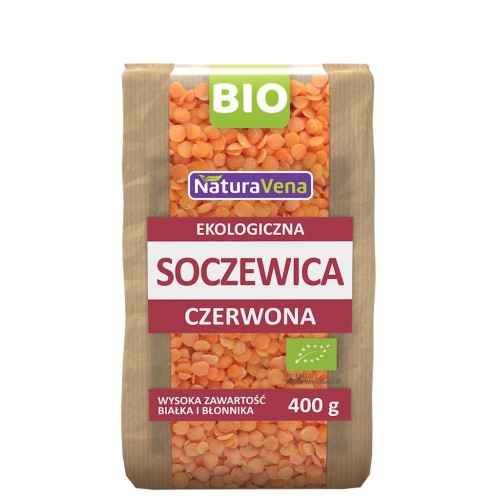 Soczewica Czerwona BIO 400 g Naturavena