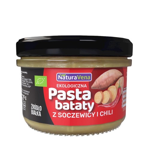Pasta z Batatów z Soczewicą i Chili BIO 185 g Naturavena