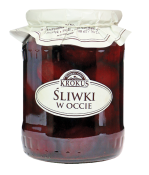 Śliwki w Occie Bezglutenowe 500 g (250 g) Krokus