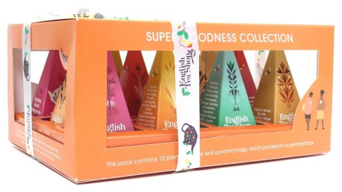 Kolekcja Herbatek Owocowo - Ziołowych BIO Piramidki Super Goodness - 6 Smaków (12 x 2 g) 24 g