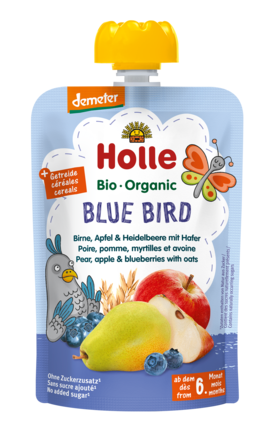 Mus w Tubce Gruszka - Jabłko - Jagoda - Owies Bez Dodatku Cukrów Od 6 m-c Demeter BIO 100 g Holle