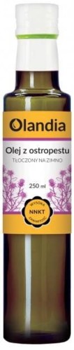 Olej z Ostropestu Plamistego Tłoczony na Zimno 250 ml Olandia