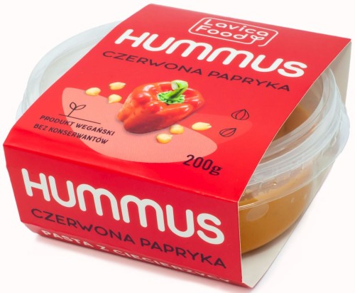 Hummus Czerwona Papryka 200 g Lavica Food