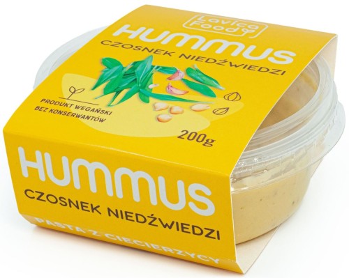 Hummus Czosnek Niedźwiedzi 200 g Lavica Food