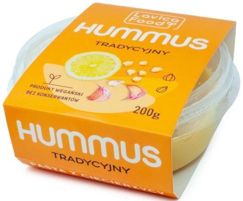 Hummus Tradycyjny 200 g Lavica Food