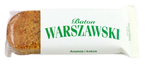 Baton Ananas i Kokos Bezglutenowy 50 g Baton Warszawski