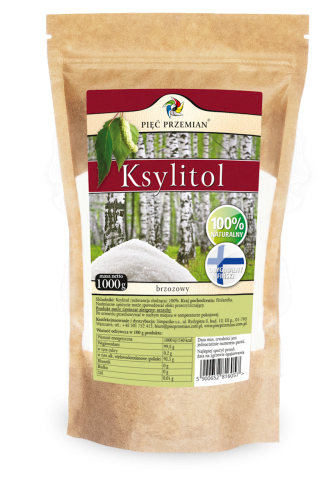 Ksylitol 1 kg Pięć Przemian (Torebka Papierowa)