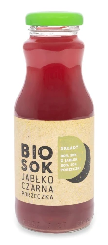 Sok Jabłkowo - Porzeczkowy NFC BIO 250 ml Owocowe Smaki