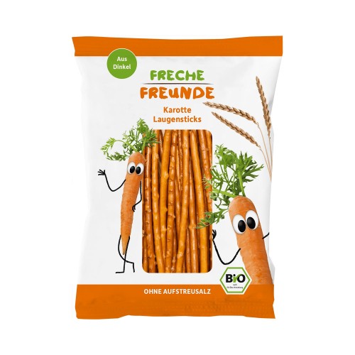 Paluszki Orkiszowe z Marchewką dla Dzieci BIO 75 g Freche Freunde