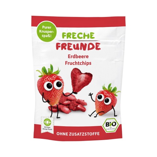 Chipsy Truskawkowe dla Dzieci Bezglutenowe BIO 12 g Freche Freunde