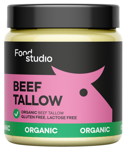 Tłuszcz Wołowy Bezglutenowy BIO 330 g Food Studio