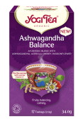 Herbatka Ajurwedyjska Równowaga z Ashwagandhą BIO (17 x 2 g) 34 g Yogi Tea