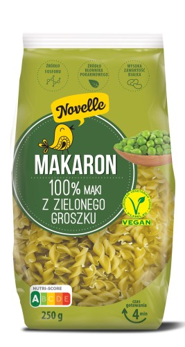 Makaron Proteinowy z Groszku Zielonego Świderki 250 g Novelle