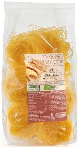 Makaron Kukurydziano - Ryżowy Spaghetti Bezglutenowy BIO 250 g Pasta Natura