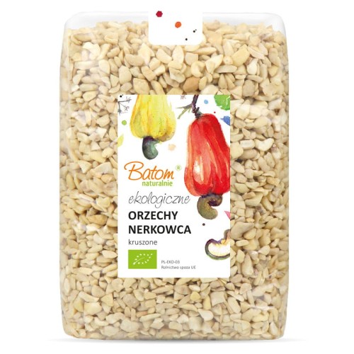 Orzechy Nerkowca Kruszone BIO 1 kg Batom