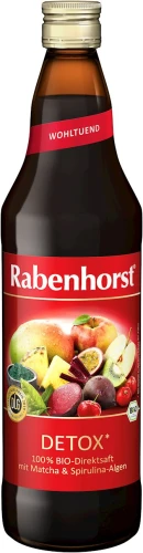 Sok Wieloowocowy z Burakiem, Matcha i Spiruliną BIO 750 ml Rabenhorst