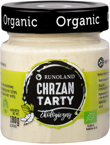 Chrzan Tarty BIO 180 g Runoland