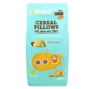 Poduszeczki Zbożowe z Kremem Czekoladowo Orzechowym Bezglutenowe BIO 200 g Super Fudgio