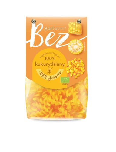 Makaron Kukurydziany Świderki Bezglutenowy BIO 250 g Bartolini