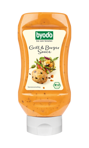 Sos Grill & Burger Bezglutenowy BIO 300 ml Byodo