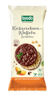 Wafle z Ciecierzycy z Ciemną Czekoladą Bezglutenowe BIO 65 g Byodo